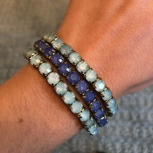 Blue Bracelet Set of 3